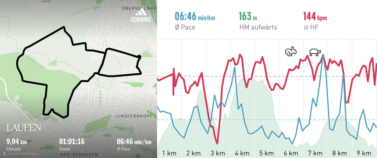 Running group 14 May 2025 Course