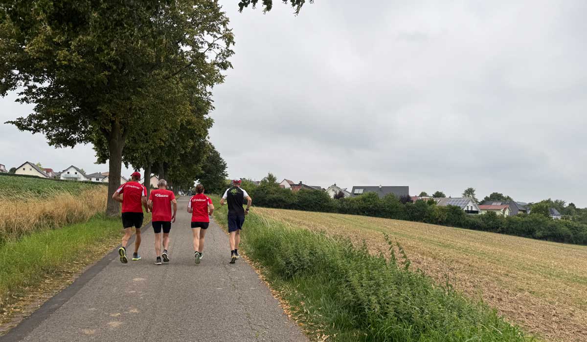 Running group 17 August 2025