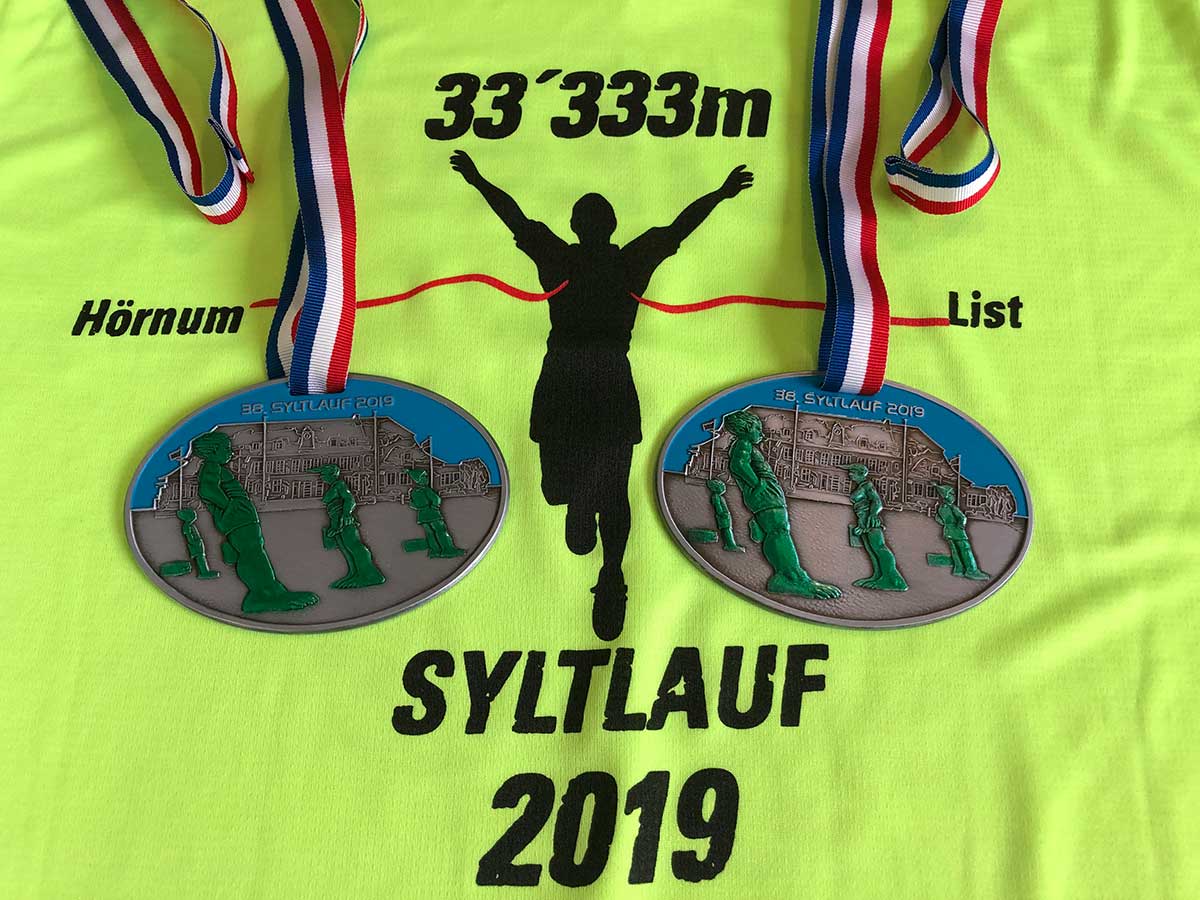 Syltlauf 2019 Medaille