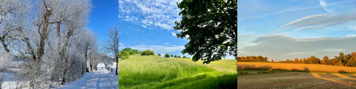 Jahreszeiten auf der Laufstrecke